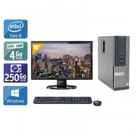 Dell Optiplex 990 SFF i5 avec Écran 19 pouces 4Go RAM 250Go HDD Windows 10