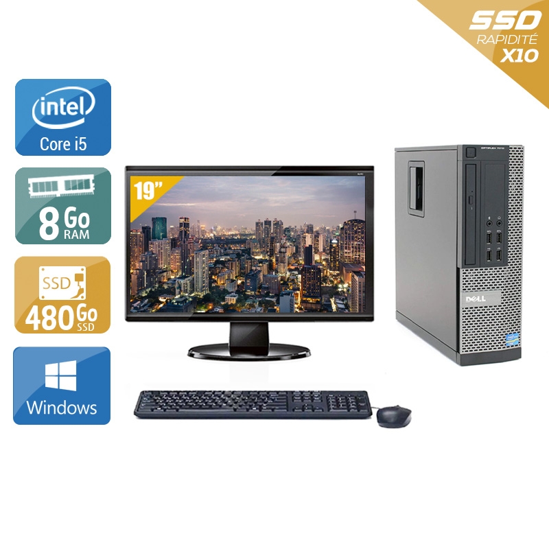 Acheter Dell Optiplex 990 SFF i5 + Écran - 19'' 8Go RAM 480Go SSD Windows 10 Bon étatOccasion certifiée reconditionnée Bon état - 265,83 € Dell Optiplex 990 SFF i5 + Écran - 19'' 8Go RAM 480Go SSD Windows 10 Bon étatOccasion certifiée reconditionnée Bon état - reconditionné disponible sur Kiatoo