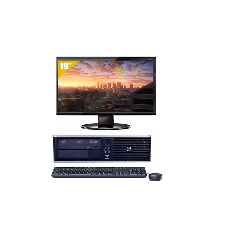 HP Compaq dc7900 SFF Core 2 Duo avec Écran 19 pouces 8Go RAM 500Go HDD Linux
