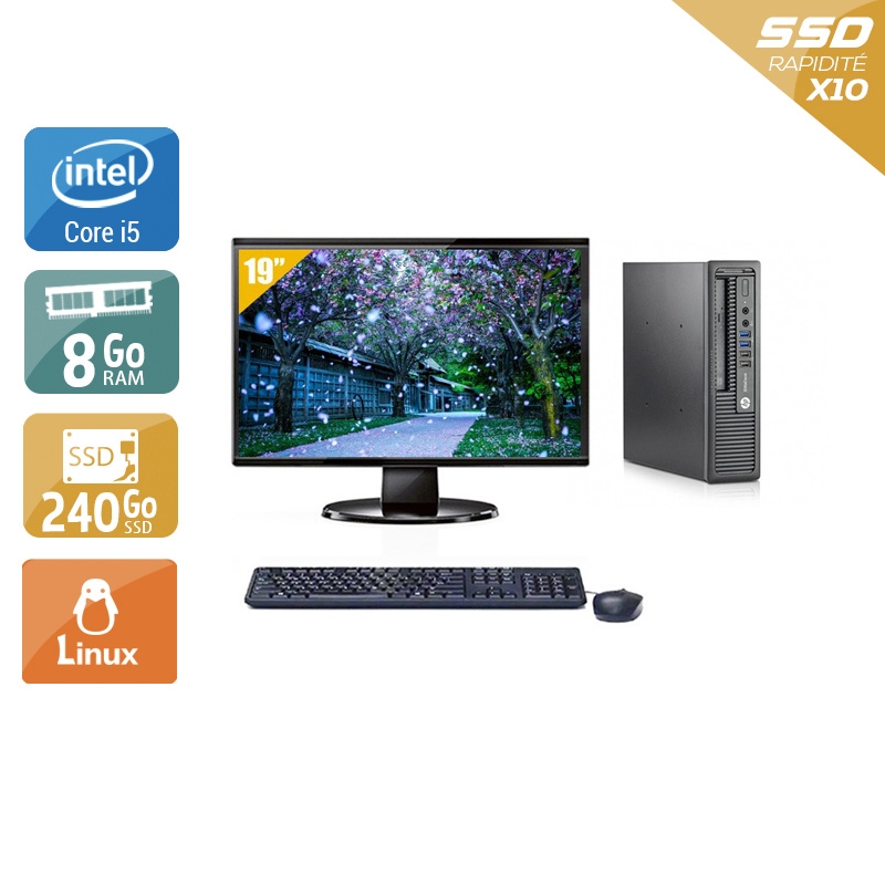 Acheter HP EliteDesk 800 G1 USDT i5 + Écran - 19'' 8Go RAM 240Go SSD Linux Très bon étatOccasion certifiée reconditionnée Bon état - 265,84 € HP EliteDesk 800 G1 USDT i5 + Écran - 19'' 8Go RAM 240Go SSD Linux Très bon étatOccasion certifiée reconditionnée Bon état - reconditionné disponible sur Kiatoo