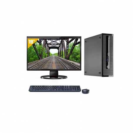 PC avec Écran Dell Optiplex 9020 USDT i5 19" 8Go RAM 1To SSD Windows 10