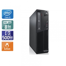 Lenovo ThinkCentre M81 SFF i5 8Go RAM 500Go HDD Linux