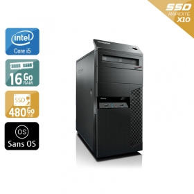 Lenovo ThinkCentre M90 Tower i5 16Go RAM 480Go SSD Sans OS
