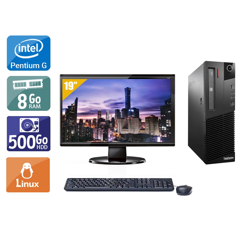 Acheter Lenovo ThinkCentre M93 SFF Pentium G Dual Core + Écran - 19'' 8Go RAM 500Go HDD Linux Bon étatOccasion certifiée reconditionnée Bon état - 249,17 € Lenovo ThinkCentre M93 SFF Pentium G Dual Core + Écran - 19'' 8Go RAM 500Go HDD Linux Bon étatOccasion certifiée reconditionnée Bon état - reconditionné disponible sur Kiatoo