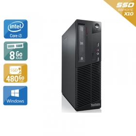 Lenovo ThinkCentre M82 SFF i3 8Go RAM 480Go SSD Windows 10