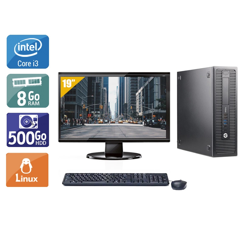 Acheter HP ProDesk 600 G1 SFF i3 + Écran - 19'' 8Go RAM 500Go HDD Linux Bon étatOccasion certifiée reconditionnée Bon état - 224,17 € HP ProDesk 600 G1 SFF i3 + Écran - 19'' 8Go RAM 500Go HDD Linux Bon étatOccasion certifiée reconditionnée Bon état - reconditionné disponible sur Kiatoo