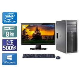 HP Compaq dc5800 Tower Dual Core avec Écran 19 pouces 8Go RAM 500Go HDD Windows 10