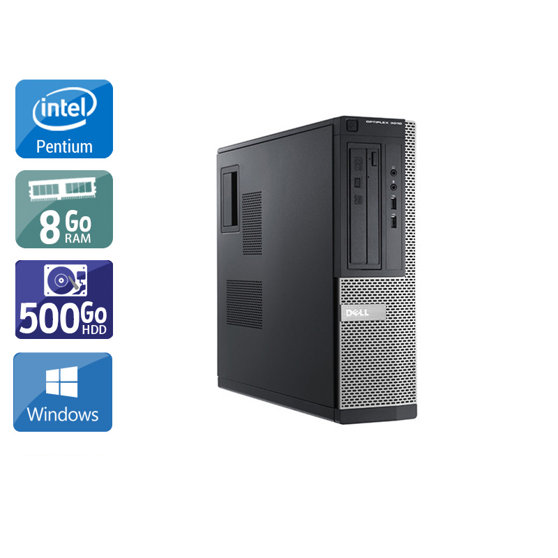 Dell Optiplex 3010 Desktop Pentium G Dual Core - 8Go RAM 500Go HDD Windows 10  Bon étatOccasion certifiée reconditionnée Bon état -  reconditionné disponible sur Kiatoo