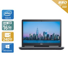 Dell Précision 7510 i5 - 16Go RAM 240Go SSD Windows 10