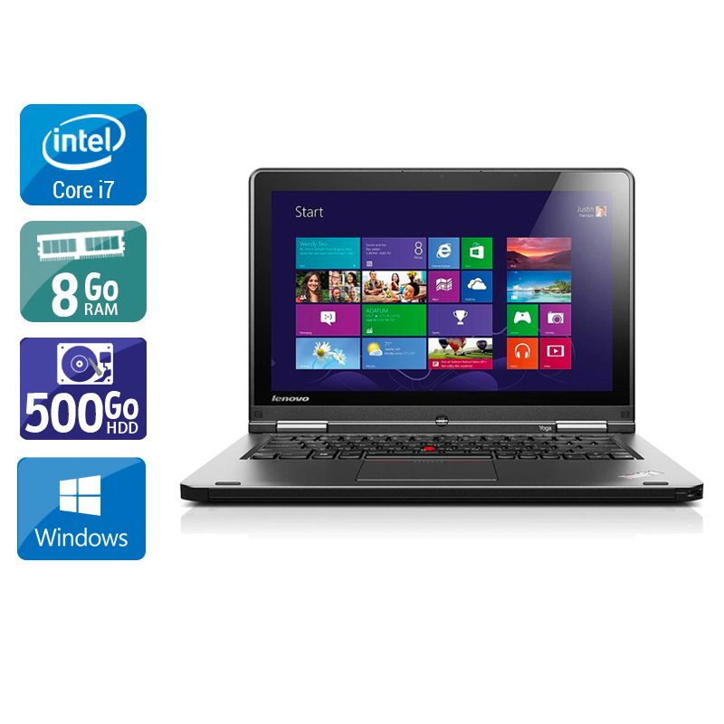 Lenovo Thinkpad S1 Yoga i7 8Go RAM 500Go HDD Windows 10