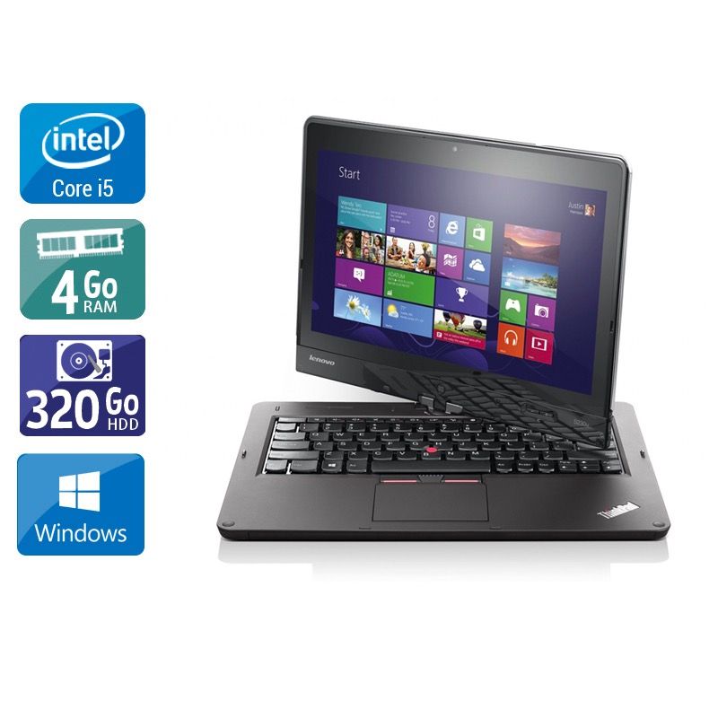 Lenovo Thinkpad Twist i5 4Go RAM 320Go HDD Windows 10