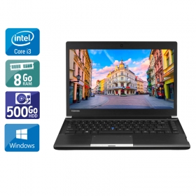 Toshiba Portégé R30-A i3 8Go RAM 500Go HDD Windows 10