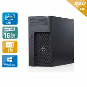 Dell Precision T1700 Tower i7 16Go RAM 1To SSD Windows 10