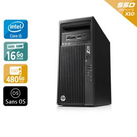 HP Workstation Z230 Tower i5 - 16Go RAM 480Go SSD Sans OS