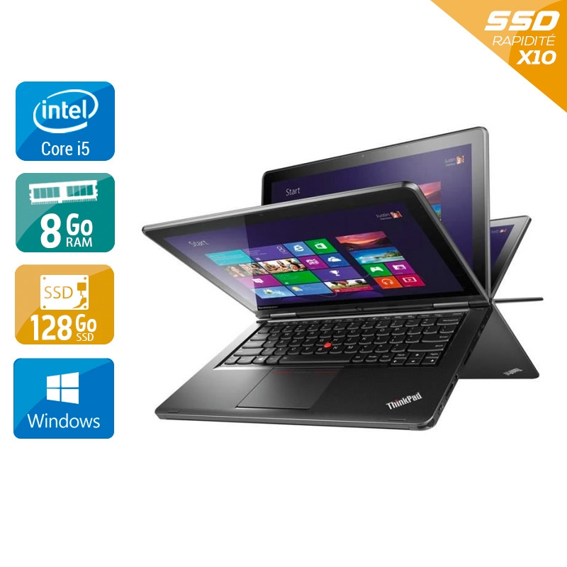Lenovo Thinkpad S1 Yoga 12,5" i7 8Go RAM 128Go SSD Windows 10