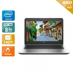 HP EliteBook 820 G3 12,5" i5 Gen 6 - 8Go RAM 240Go SSD Linux