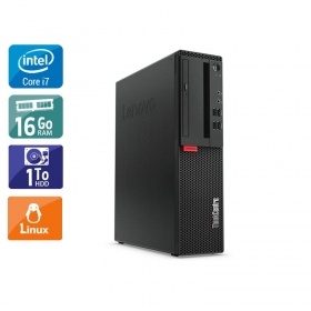 Lenovo ThinkCentre M910 SFF i7 Gen 6 16Go RAM 1To HDD Linux