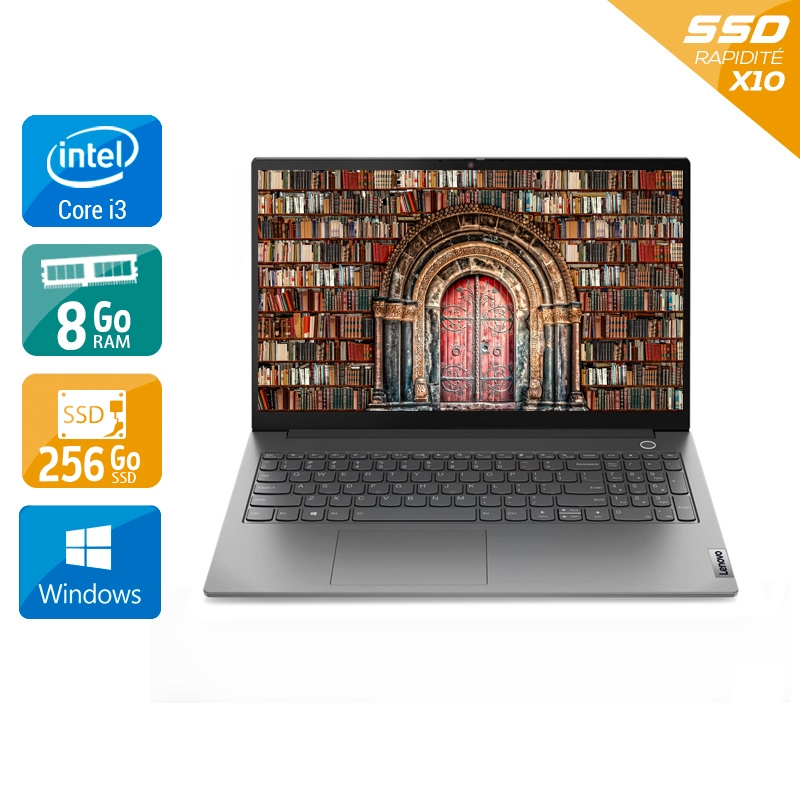 Lenovo ThinkBook 15 G2 ITL 15,6" i3 Gen 11 8Go RAM 256Go SSD Windows 10 - NEUF