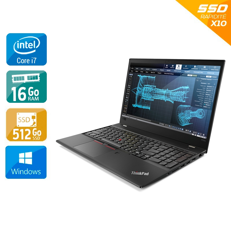 Lenovo ThinkPad P52s 15,6'' i7 Gen 8 - 16Go RAM 512Go SSD Windows 10  Bon étatOccasion certifiée reconditionnée Bon état -  reconditionné disponible sur Kiatoo