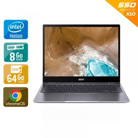 Acer ChromeBook Spin 512 12" Pentium Silver 8Go RAM 64Go SSD Chrome OS