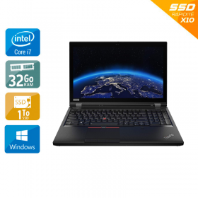 Lenovo ThinkPad P53 15,6" i7 Gen 9 - 32Go RAM 1To SSD Windows 10