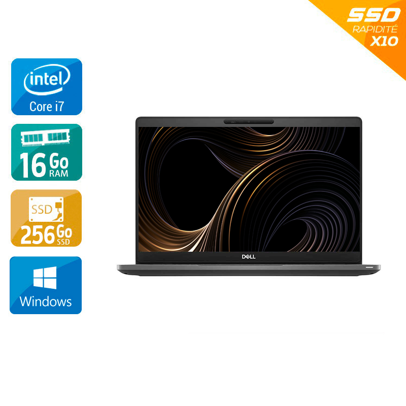 Dell Latitude 5300 13,3" i7 Gen 8 - 16Go RAM 256Go SSD Windows 11