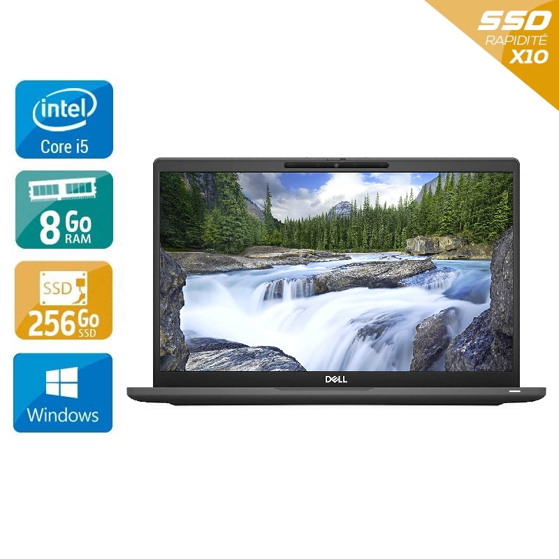 Dell Latitude 7320 13,2" i5 Gen 11 - 8Go RAM 256Go SSD Windows 11