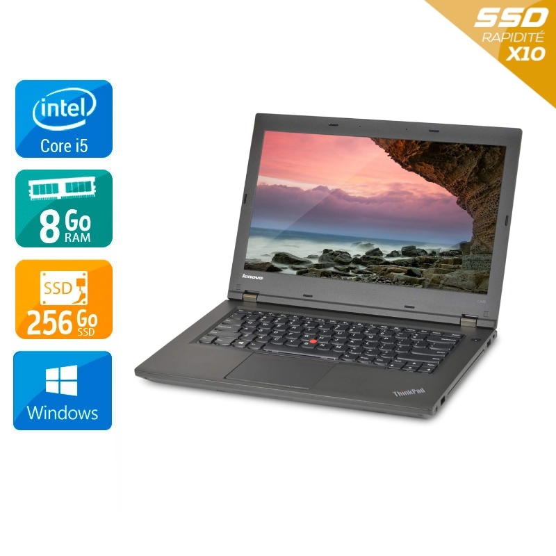 Lenovo ThinkPad L440 14" i5 - 8Go RAM 256Go SSD Windows 10