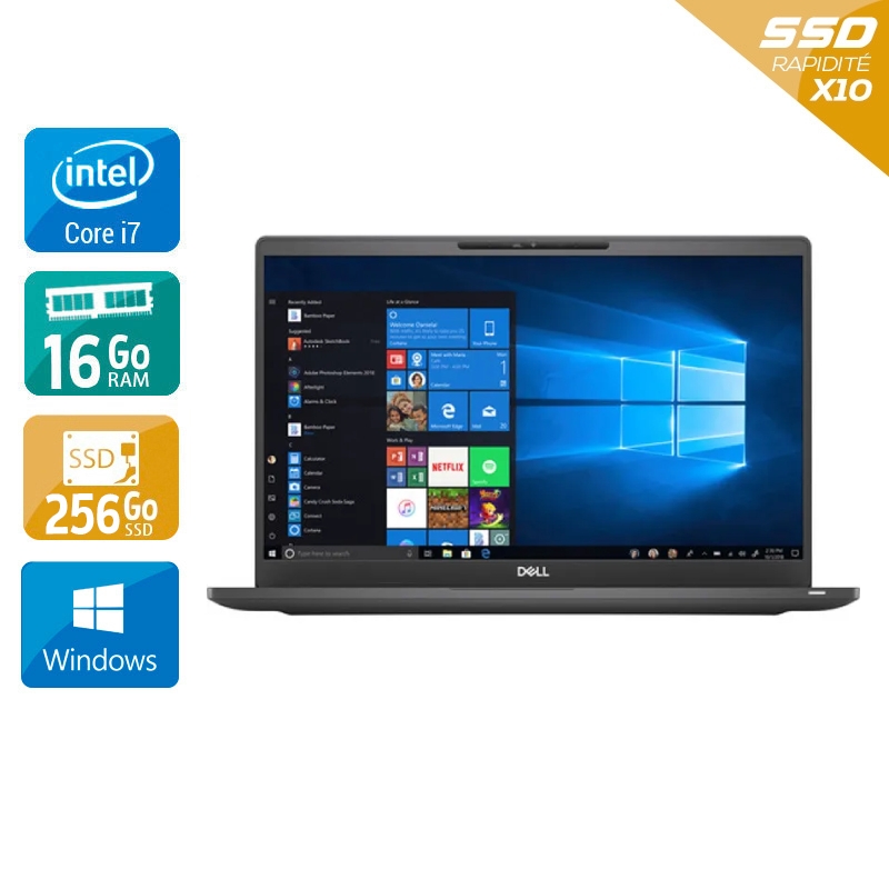 Dell Latitude 7400 14" i7 Gen 8 - 16Go RAM 256Go SSD Windows 11