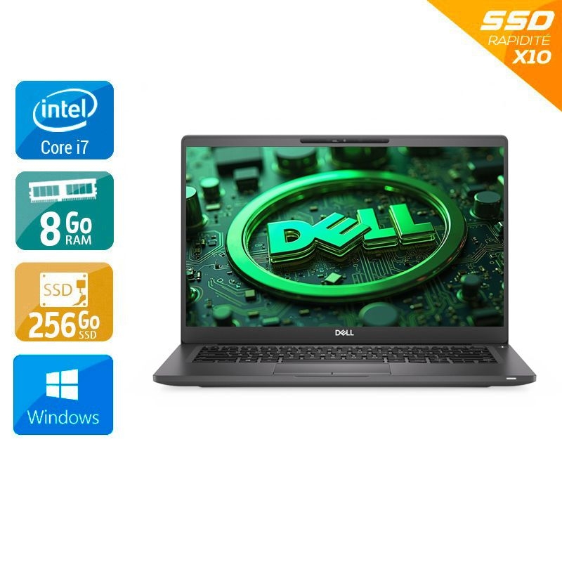 Dell Latitude 7400 14" i7 Gen 8 - 8Go RAM 256Go SSD Windows 11