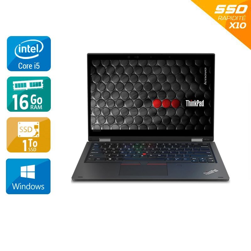 Lenovo ThinkPad L390 13,3" i5 Gen 8 - 16Go RAM 1To SSD Windows 11 Pro
