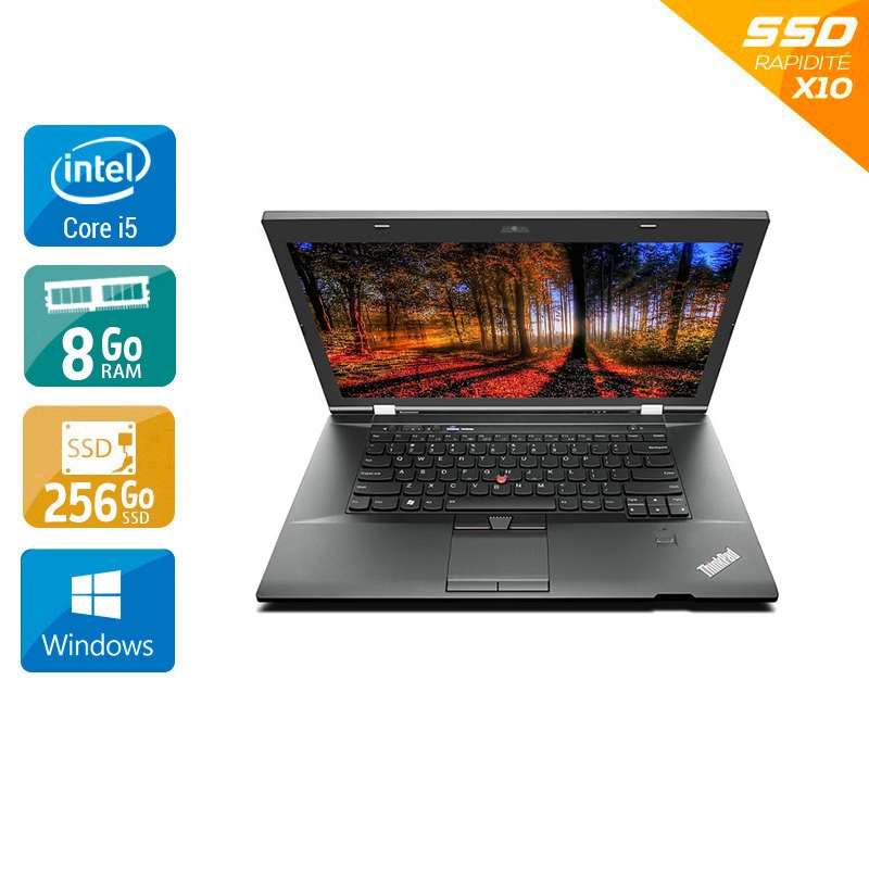 Lenovo ThinkPad L530 15,5'' i5 - 8Go RAM 256Go SSD Windows 10  Bon étatOccasion certifiée reconditionnée Bon état -  reconditionné disponible sur Kiatoo
