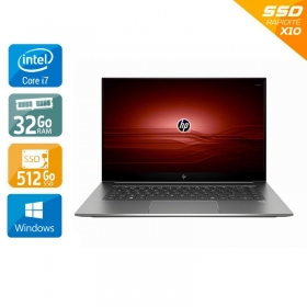 HP ZBook Studio G7 15,5" i7 Gen 10 - 32Go RAM 512Go SSD Windows 11