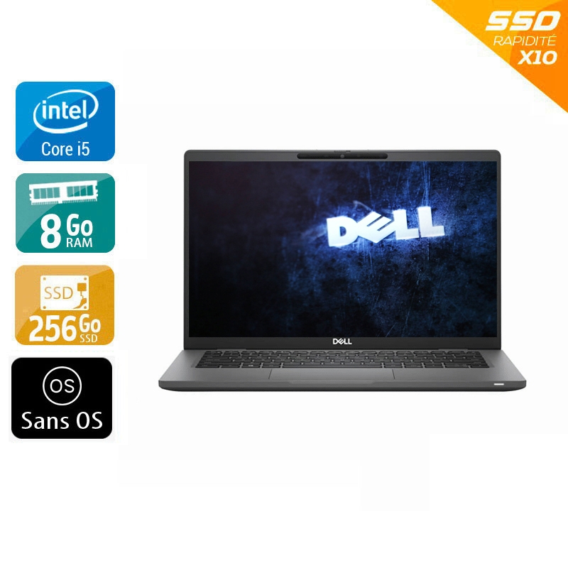Dell Latitude 7320 13,2" i5 Gen 11 - 8Go RAM 256Go SSD Sans Os