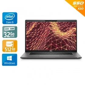 Dell Latitude 7530 15,5" i5 Gen 12 - 32Go RAM 512Go SSD Windows 11