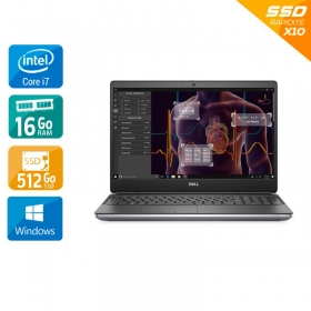 Dell Precision 7550 15,5" i7 Gen 10 - 16Go RAM 512Go SSD Windows 11