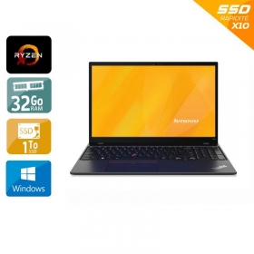 Lenovo ThinkPad L15 Gen 4 15,5" Ryzen Pro 7 - 32Go RAM 1To SSD Windows 11