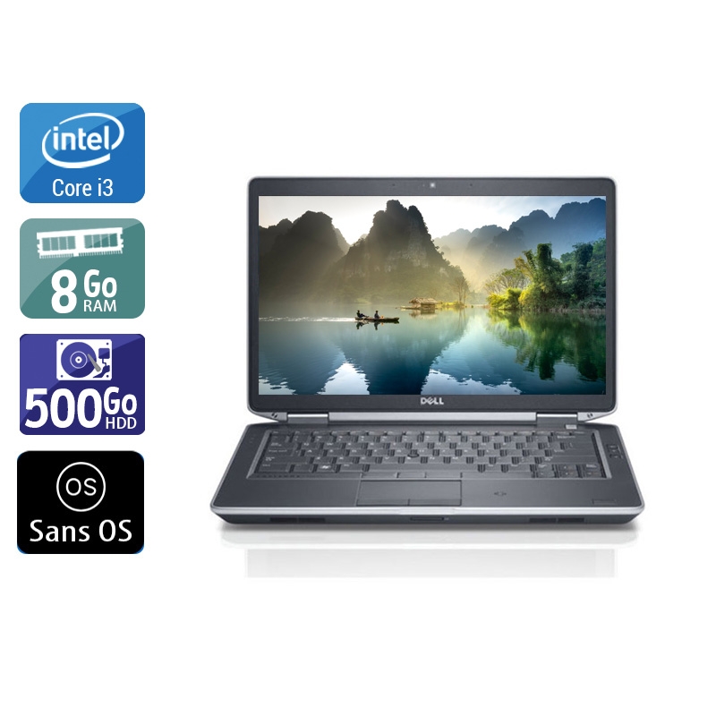 Dell Latitude E5430 14'' i3 - 8Go RAM 500Go HDD Sans OS  Bon étatOccasion certifiée reconditionnée Bon état -  reconditionné disponible sur Kiatoo