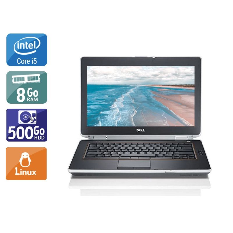 Dell Latitude E6420 i5 8Go RAM 500Go HDD Linux
