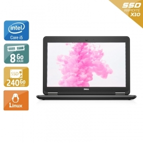 Dell Latitude E7240 i5 8Go RAM 240Go SSD Linux
